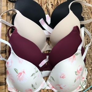 4 PINK Bras- size 32C